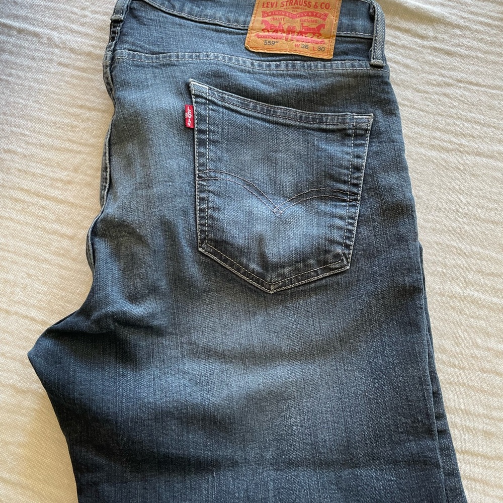 Levi 559 jeans.